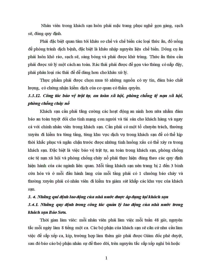 image for page Một số giải pháp nâng cao hiệu quả kinh doanh dịch vụ tại khách sạn Bảo Sơn