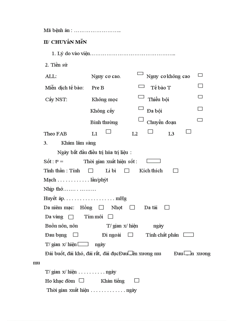 image for page Nghiên cứu tình trạng nhiễm trùng trong giai đoạn điều trị cảm ứng ở bệnh nhi lơxêmi cấp dòng lympho