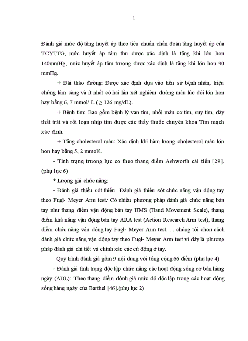 image for page Đánh giá hiệu quả phục hồi chức năng vận động chi trên ở bệnh nhân tai biến nhồi máu vùng trên lều