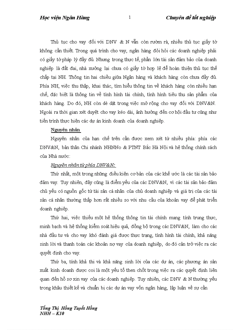 image for page Giải pháp tín dụng ngân hàng phát triển các doanh nghiệp vừa và nhỏ tại NHNNo&PTNT chi nhánh Bắc Hà Nội