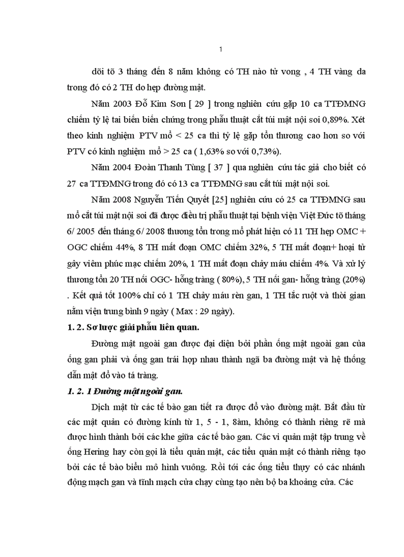 image for page Đánh giá kết quả sớm điều trị phẫu thuật nội soi sỏi đường mật chính tại bệnh viện Việt Đức