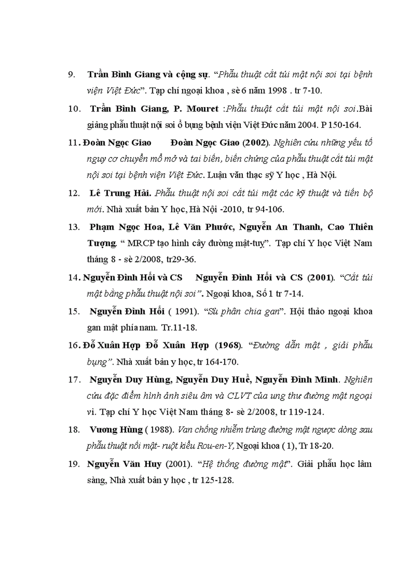 image for page Đánh giá kết quả sớm điều trị phẫu thuật nội soi sỏi đường mật chính tại bệnh viện Việt Đức