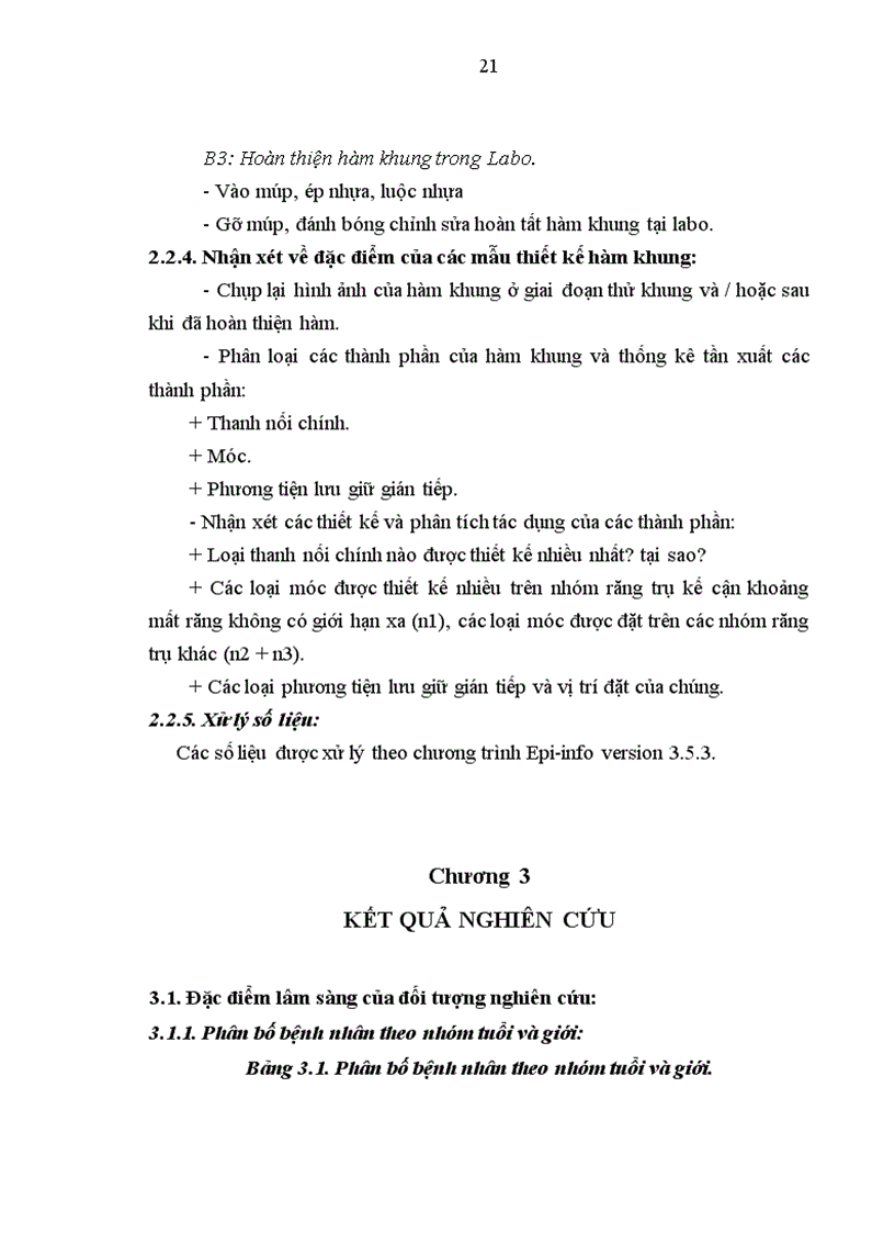 image for page Đánh giá hiệu quả điều trị mất răng loại Kennedy I và II bằng hàm khung