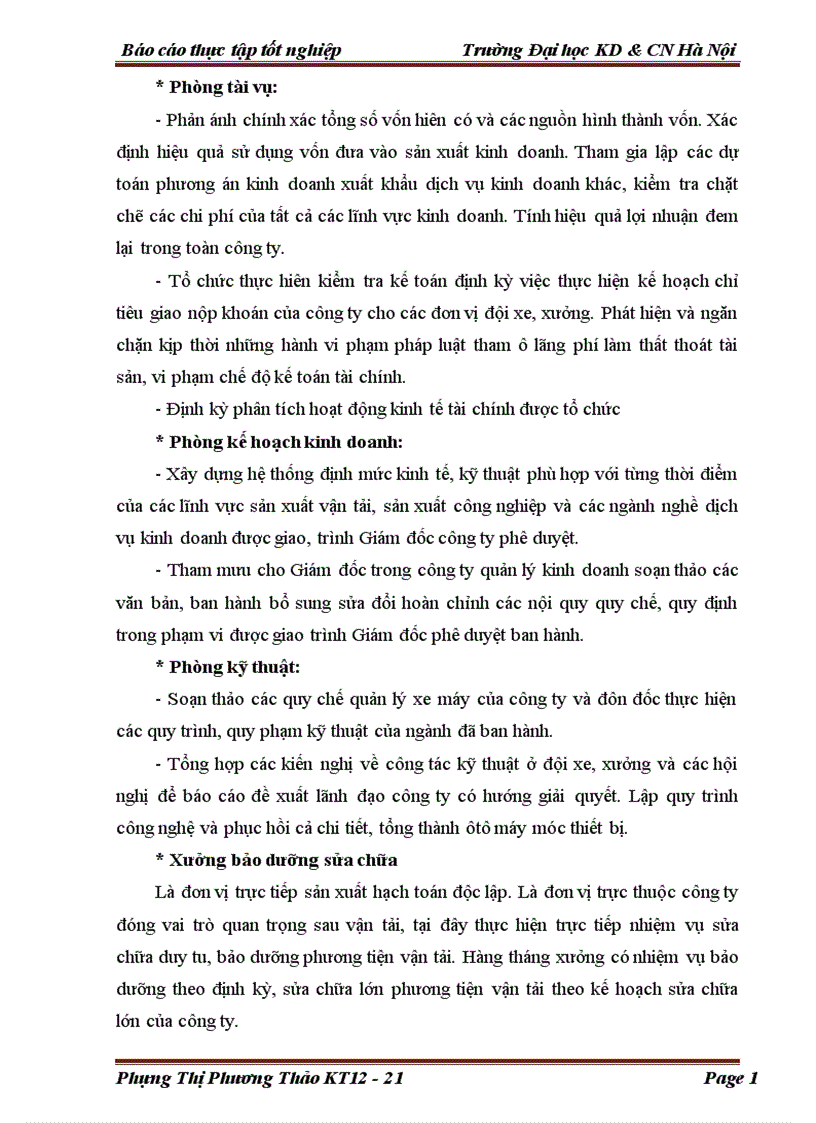 image for page Nghiên cứu tình hình hoạt động kế toán tại Công Ty Cổ Phần Vận Tải Ô tô Phú Thọ