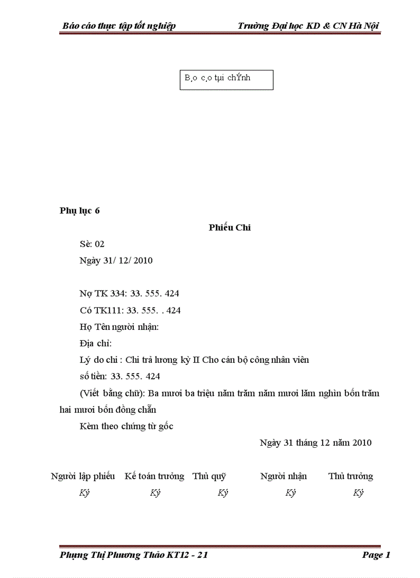 image for page Nghiên cứu tình hình hoạt động kế toán tại Công Ty Cổ Phần Vận Tải Ô tô Phú Thọ