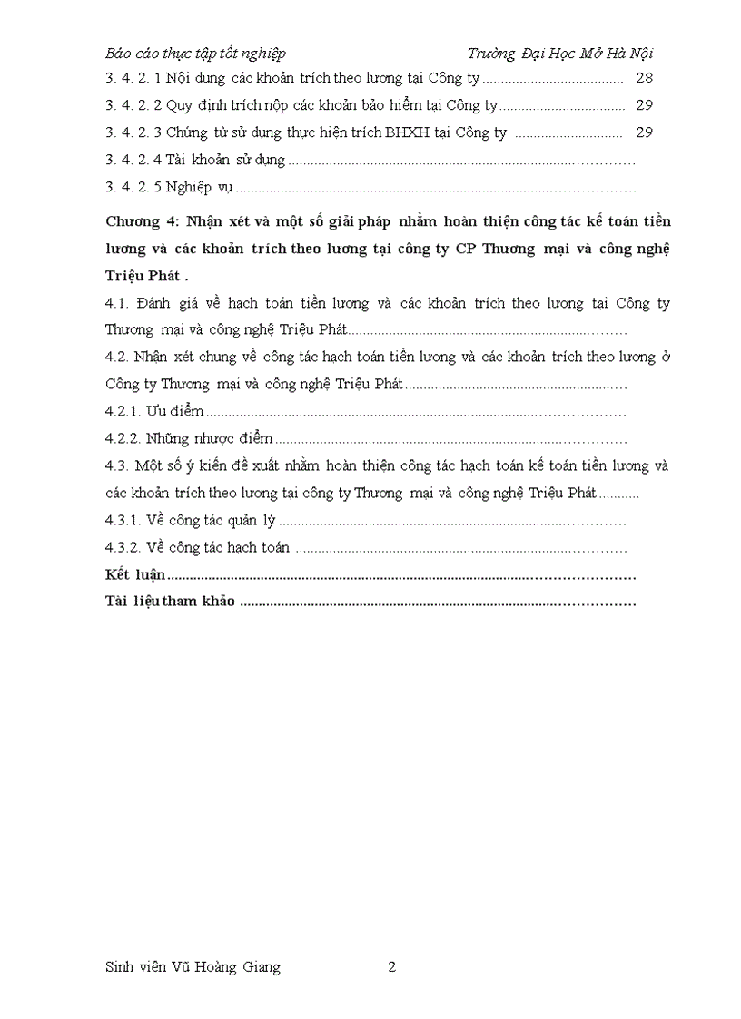 image for page Kế toan tiền lương và các khoản trích theo lương tại Công ty Cổ phần Thương mại và công nghệ Triệu Phát