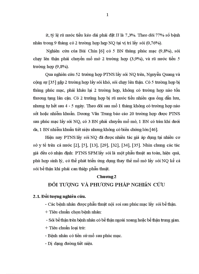 image for page Đánh giá kết quả điều trị sỏi bể thận bằng phẫu thuật nội soi ngoài phúc mạc tại bệnh viện Việt Đức giai đoạn 2006-2010