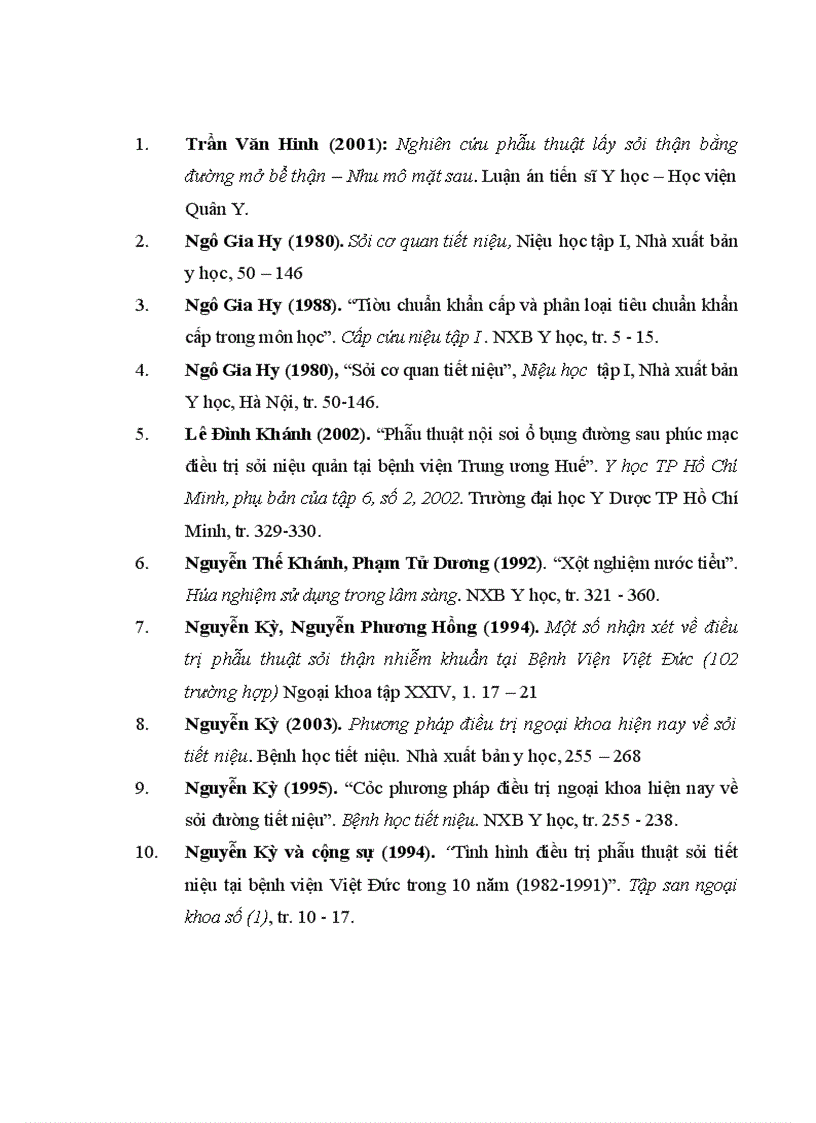 image for page Đánh giá kết quả điều trị sỏi bể thận bằng phẫu thuật nội soi ngoài phúc mạc tại bệnh viện Việt Đức giai đoạn 2006-2010