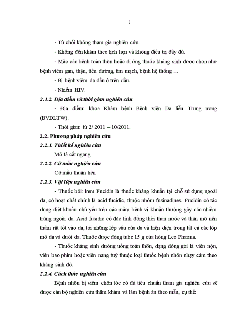 image for page Điều trị bệnh viêm nang lông dựa vào kháng sinh đồ