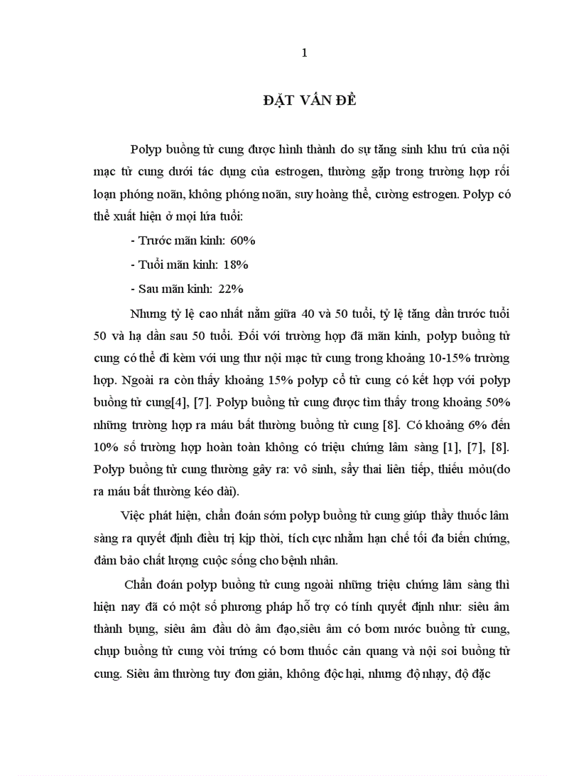 image for page Nghiên cứu chẩn đoán và xử trí polyp buồng tử cung tại Bệnh viện phụ sản trung ương năm 2010