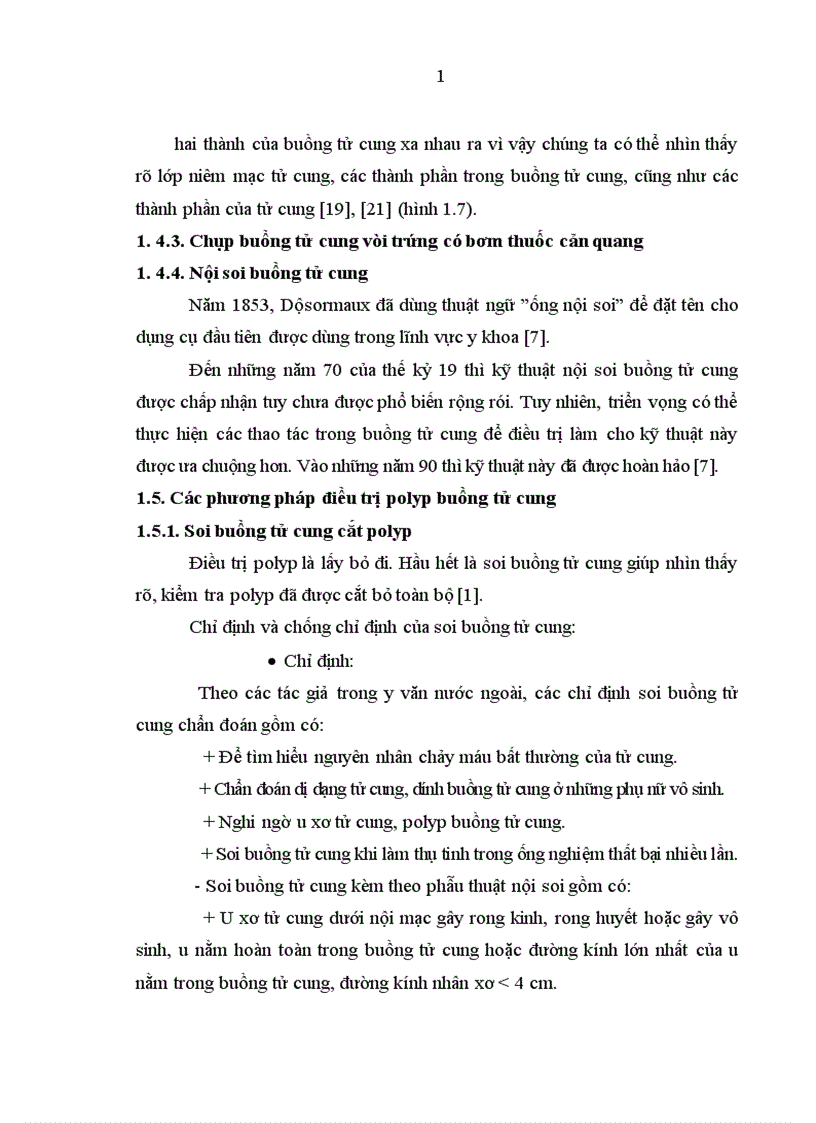 image for page Nghiên cứu chẩn đoán và xử trí polyp buồng tử cung tại Bệnh viện phụ sản trung ương năm 2010