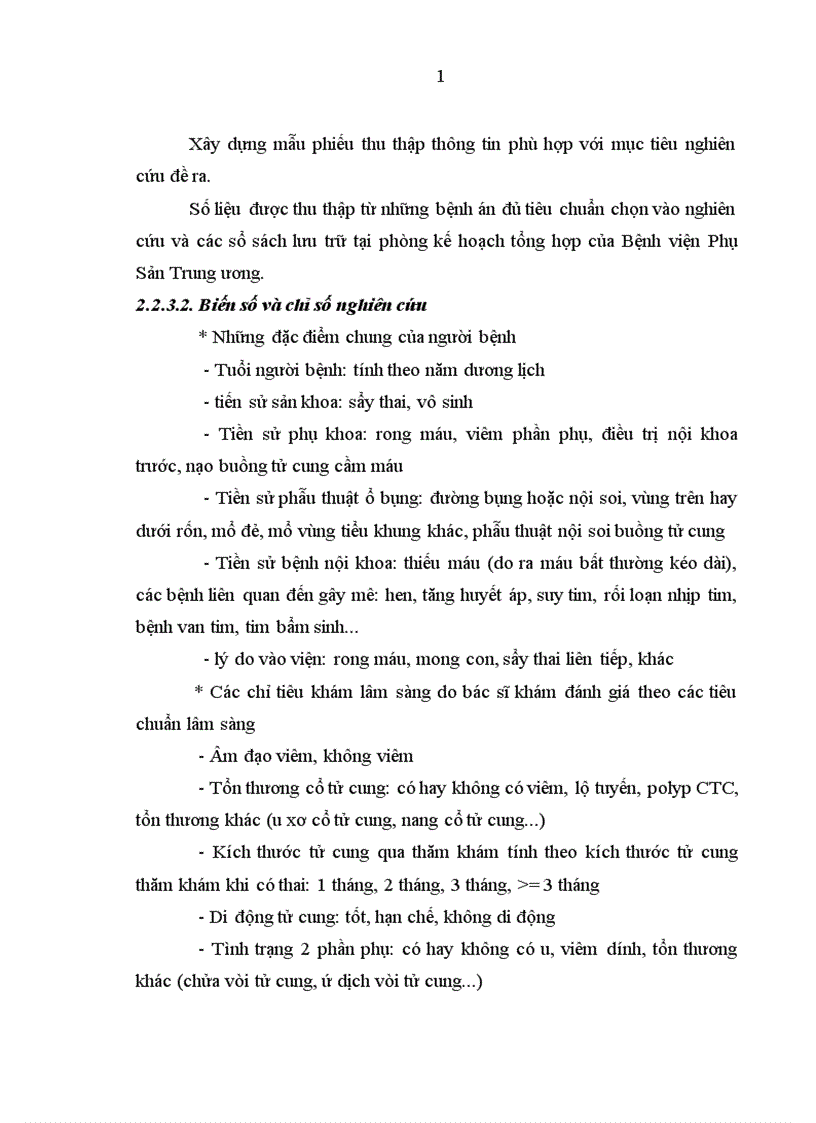 image for page Nghiên cứu chẩn đoán và xử trí polyp buồng tử cung tại Bệnh viện phụ sản trung ương năm 2010