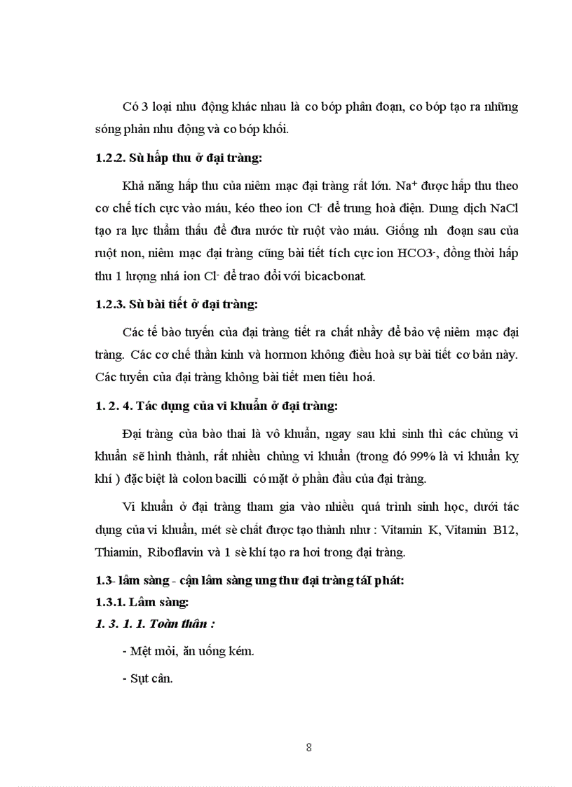 image for page Nghiên cứu kết quả điều trị phẫu thuật ung thư đại tràng tái phát sau mổ tại bệnh viện Việt Đức