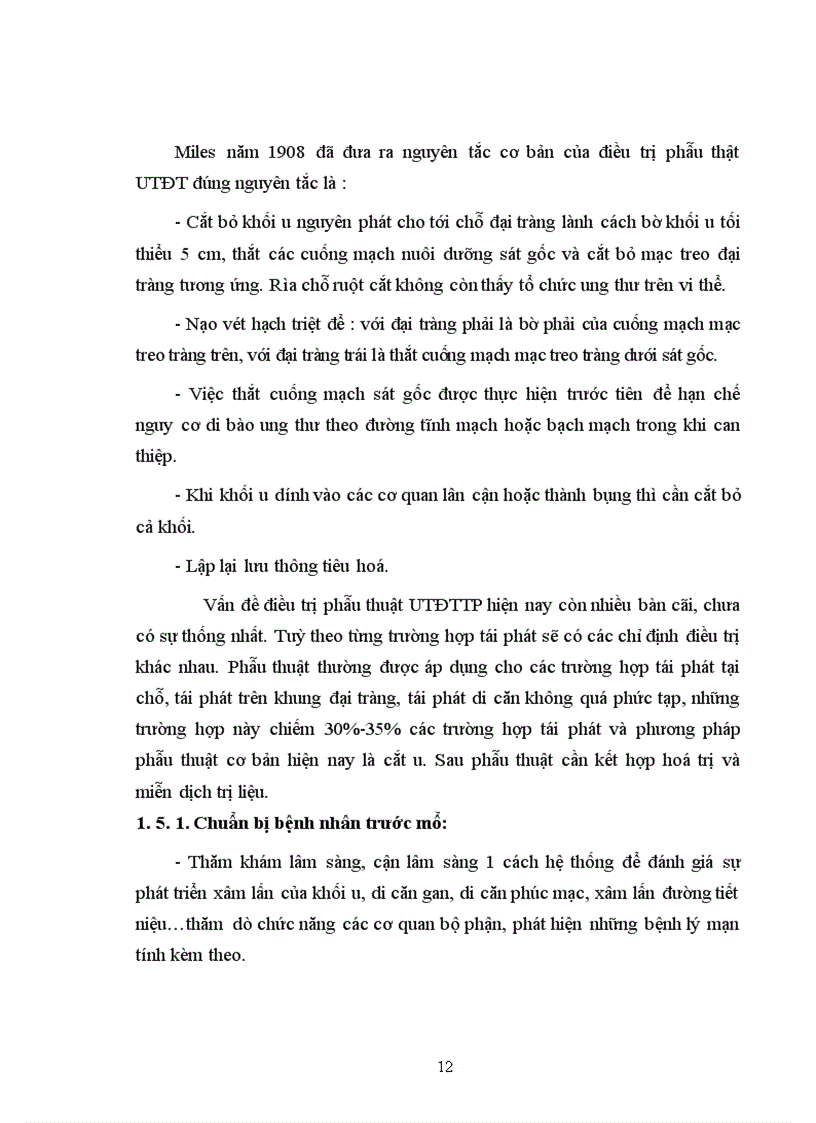 image for page Nghiên cứu kết quả điều trị phẫu thuật ung thư đại tràng tái phát sau mổ tại bệnh viện Việt Đức