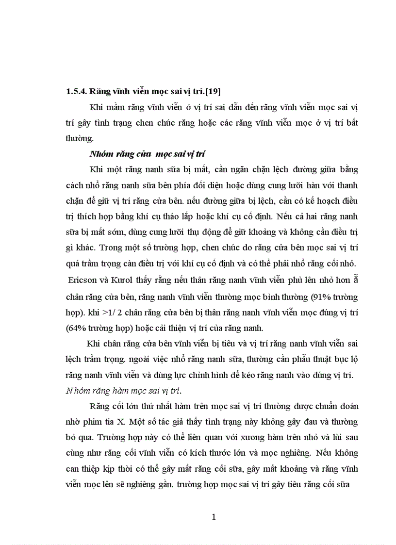 image for page Nhận xét thực trạng khớp cắn và một số yếu tố liên quan tới lệch lạc khớp cắn của trẻ 9 - 12 tuổi tại thành phố Hòa Bình.