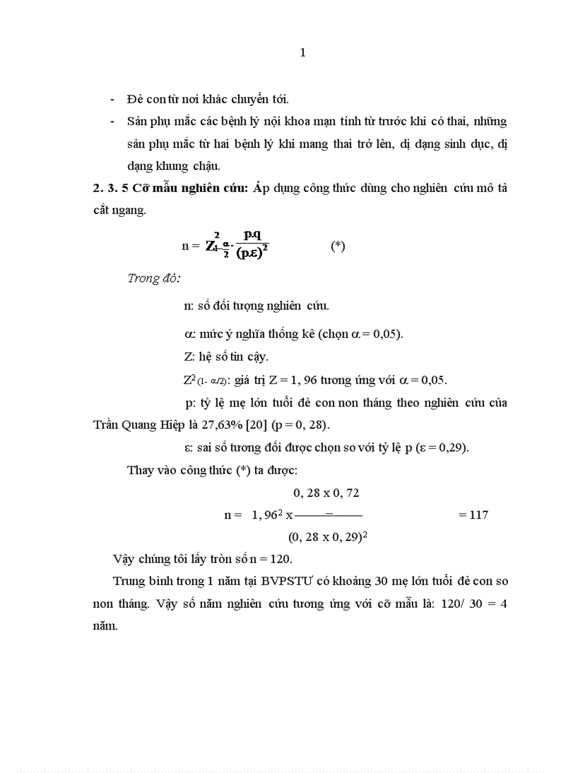 image for page Nghiên cứu một số yếu tố liên quan của mẹ lớn tuổi đẻ con so non tháng tại bệnh viện Phụ sản trung ương trong 4 năm (2007 – 2010)