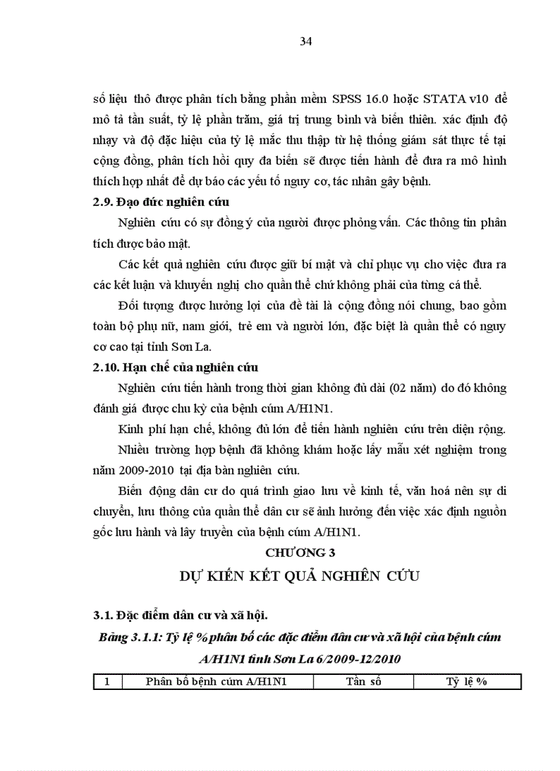 image for page Đặc điểm dịch tễ học và một số yếu tố liên quan của bệnh Cúm A/H1N1 tại tỉnh Sơn La năm 2009 - 2010