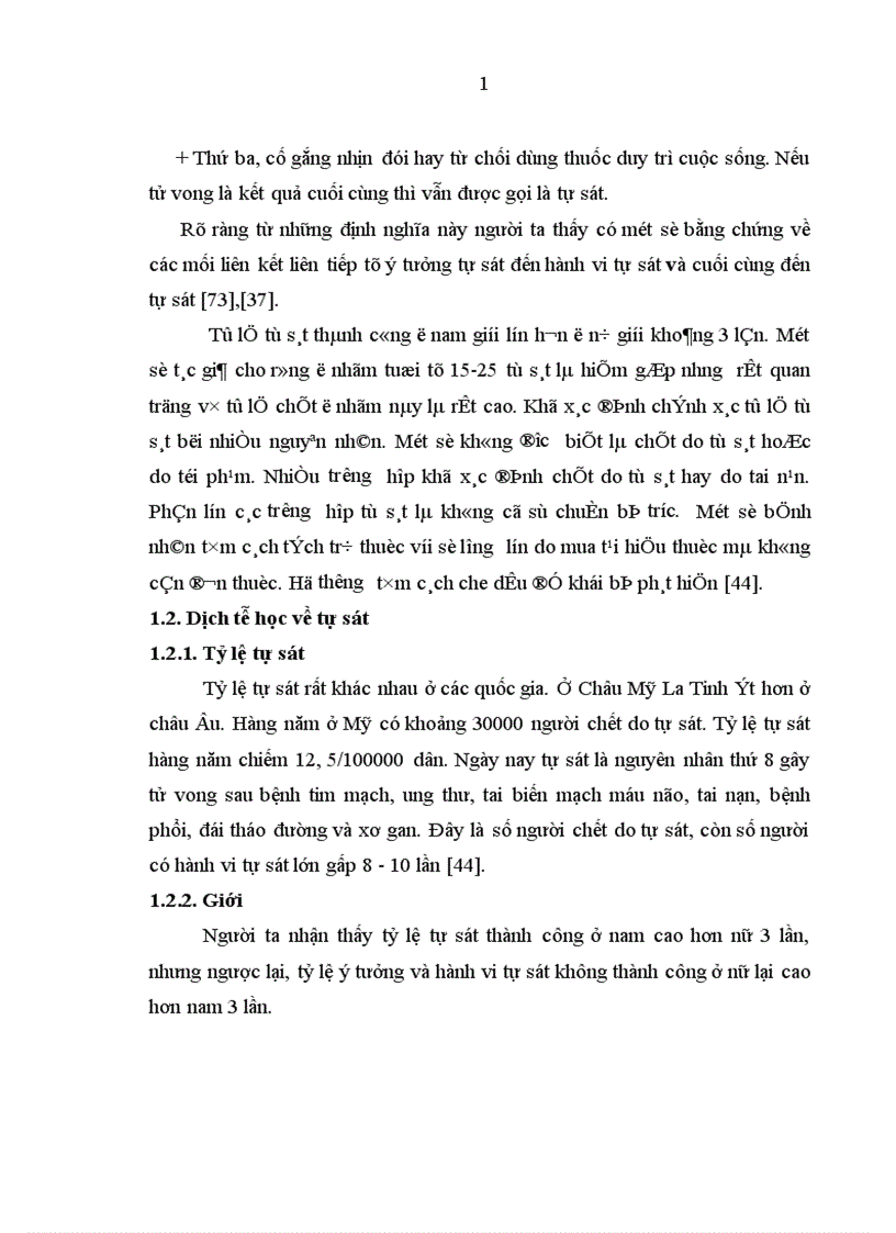 image for page Nghiên cứu ý tưởng và hành vi tự sát ở bệnh nhân rối loạn trầm cảm nặng