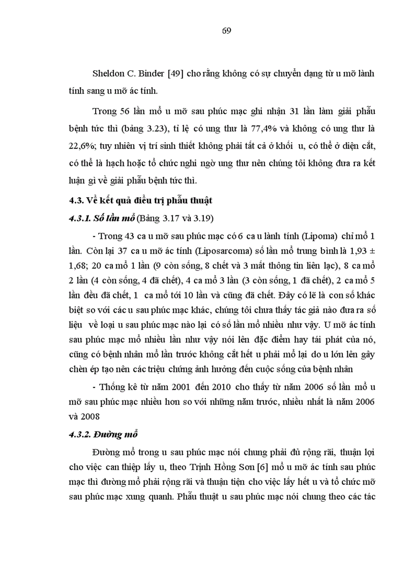 image for page Nghiên cứu đặc điểm lâm sàng, cận lâm sàng và kết quả điều trị phẫu thuật u mỡ sau phúc mạc tại bệnh viện Việt Đức
