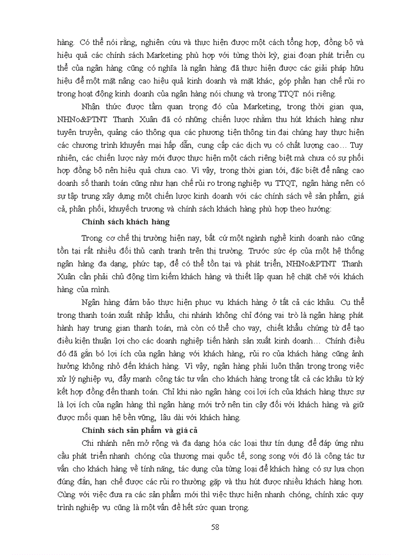 image for page Giải pháp hạn chế rủi ro trong phương thức thanh toán quốc tế tín dụng chứng từ tại ngân hàng nông nghiệp và phát triển nông thôn – chi nhánh thanh xuân