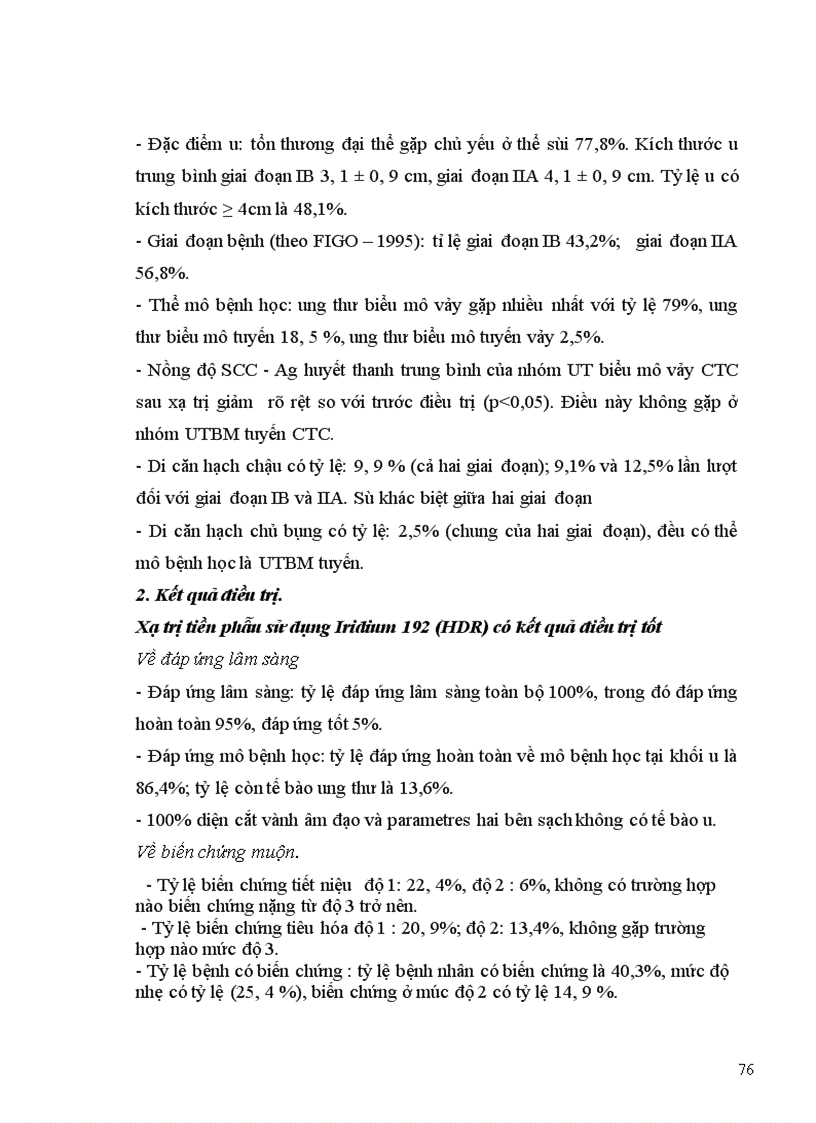 image for page Điều trị ung thư cổ tử cung giai đoạn IB đến IIA có xạ trị tiền phầu bằng Iridium 192 tại Bệnh viện K.