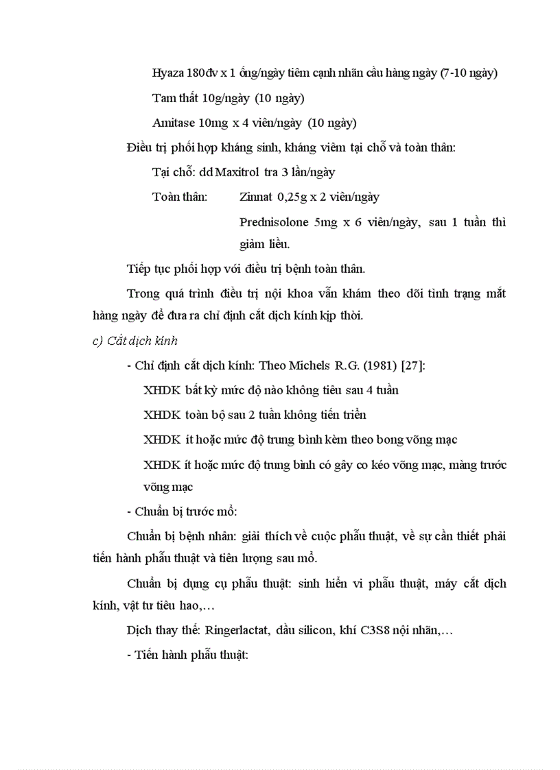 image for page Phẫu thuật cắt dịch kính điều trị xuất huyết dịch kính nội sinh