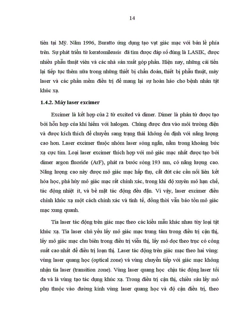 image for page Nghiên cứu sự thay đổi thị lực và khúc xạ sau phẫu thuật Lasik và một số yếu tố liên quan