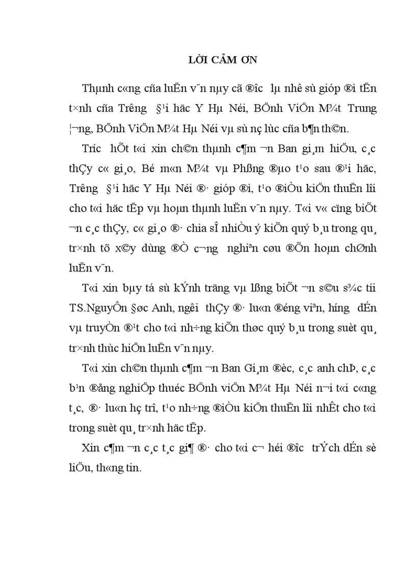 image for page Nghiên cứu sự thay đổi thị lực và khúc xạ sau phẫu thuật Lasik và một số yếu tố liên quan