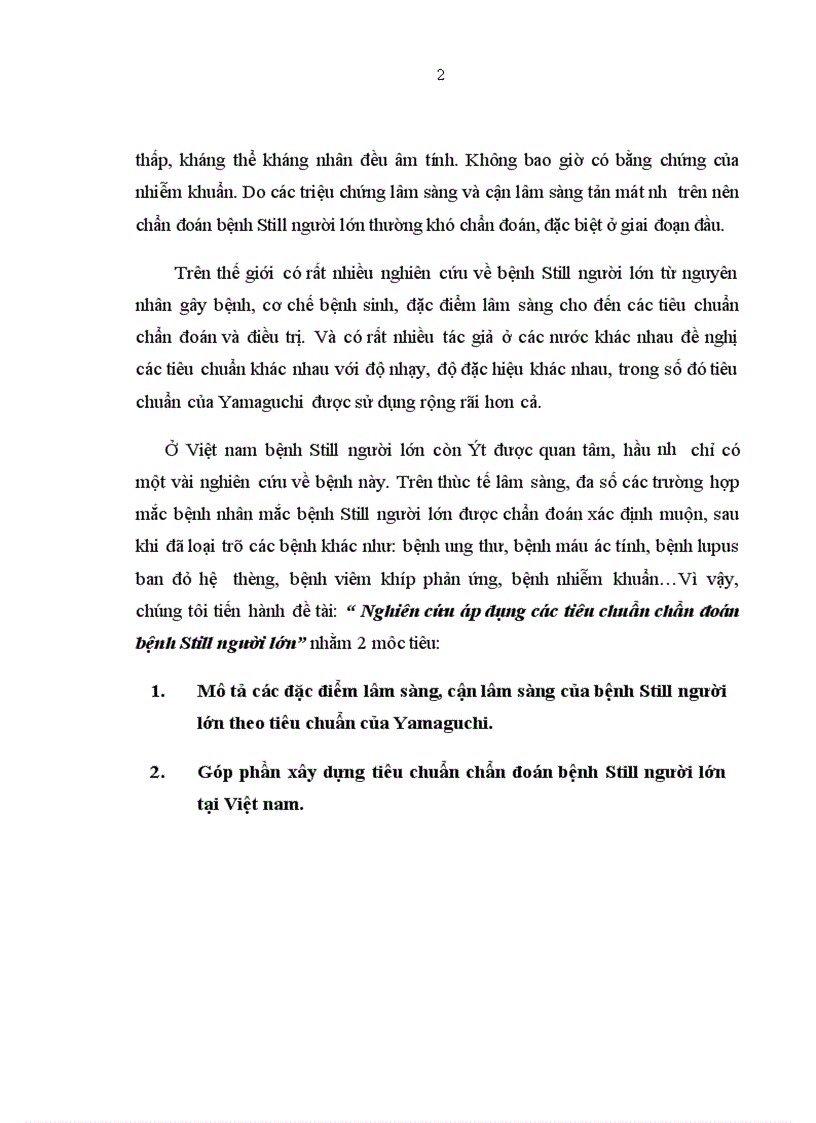 image for page Nghiên cứu áp dụng các tiêu chuẩn chẩn đoán bệnh Still người lớn