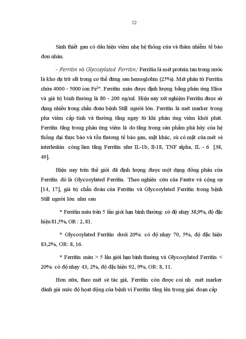 image for page Nghiên cứu áp dụng các tiêu chuẩn chẩn đoán bệnh Still người lớn