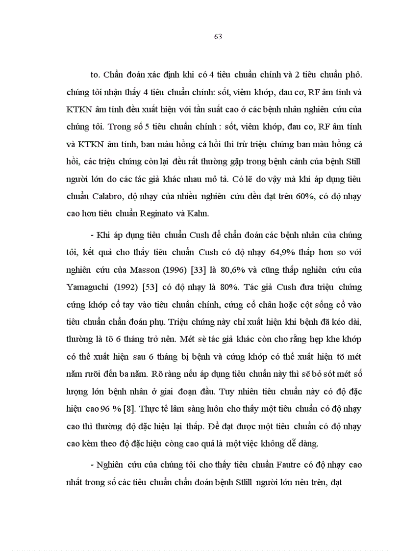 image for page Nghiên cứu áp dụng các tiêu chuẩn chẩn đoán bệnh Still người lớn