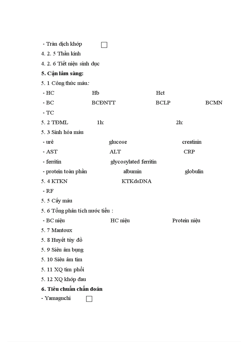 image for page Nghiên cứu áp dụng các tiêu chuẩn chẩn đoán bệnh Still người lớn