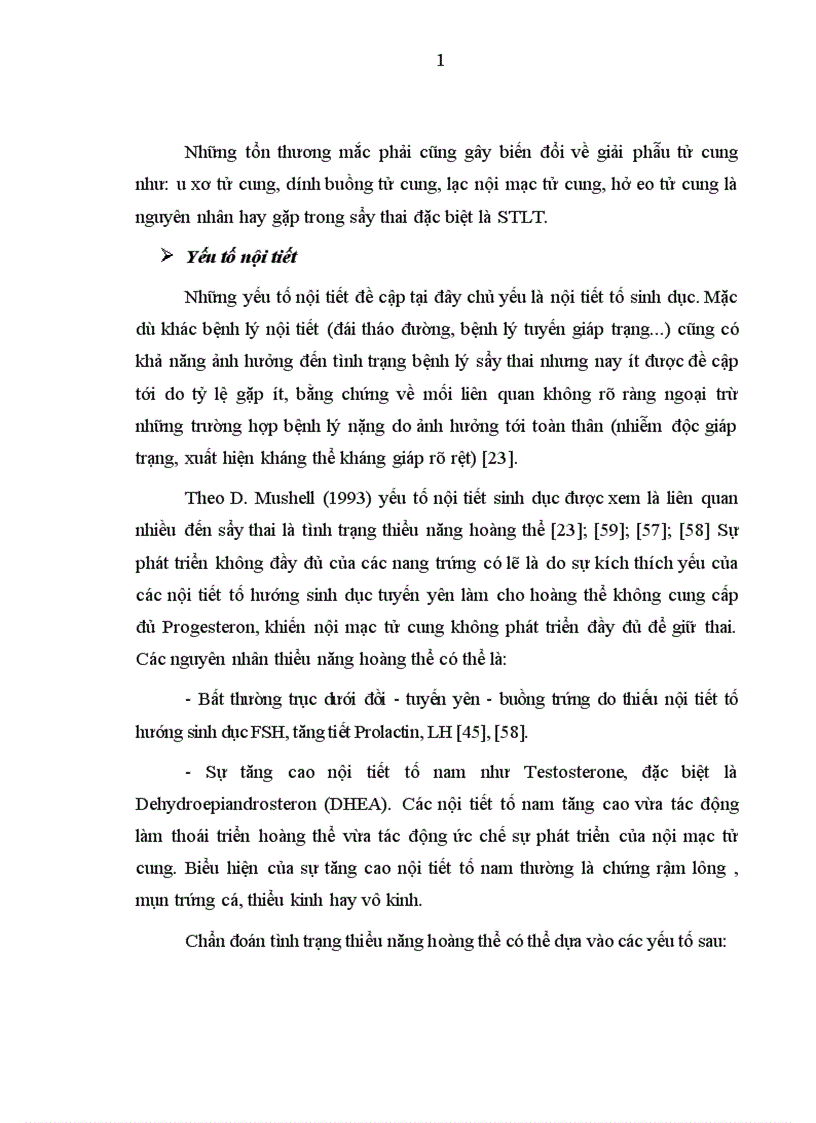 image for page Đánh giá kết quả điều trị doạ sẩy thai trong 3 tháng đầu thai nghén tại Bệnh viện PSTƯ từ tháng 01 đến tháng 06 năm 2009.