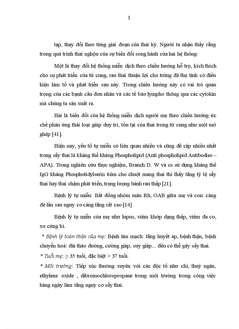 image for page Đánh giá kết quả điều trị doạ sẩy thai trong 3 tháng đầu thai nghén tại Bệnh viện PSTƯ từ tháng 01 đến tháng 06 năm 2009.
