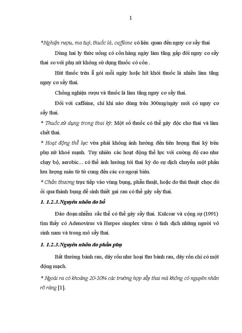 image for page Đánh giá kết quả điều trị doạ sẩy thai trong 3 tháng đầu thai nghén tại Bệnh viện PSTƯ từ tháng 01 đến tháng 06 năm 2009.