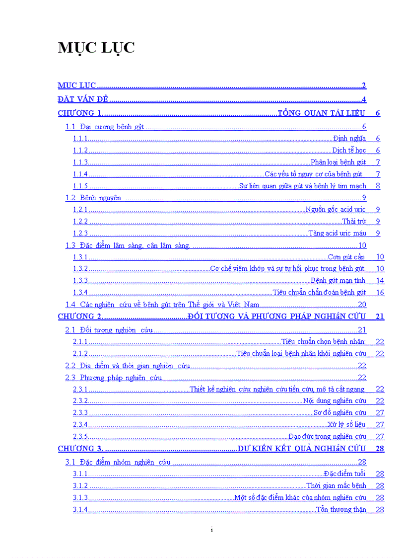 image for page Nghiên cứu một số tiêu chuẩn chẩn đoán bệnh gút