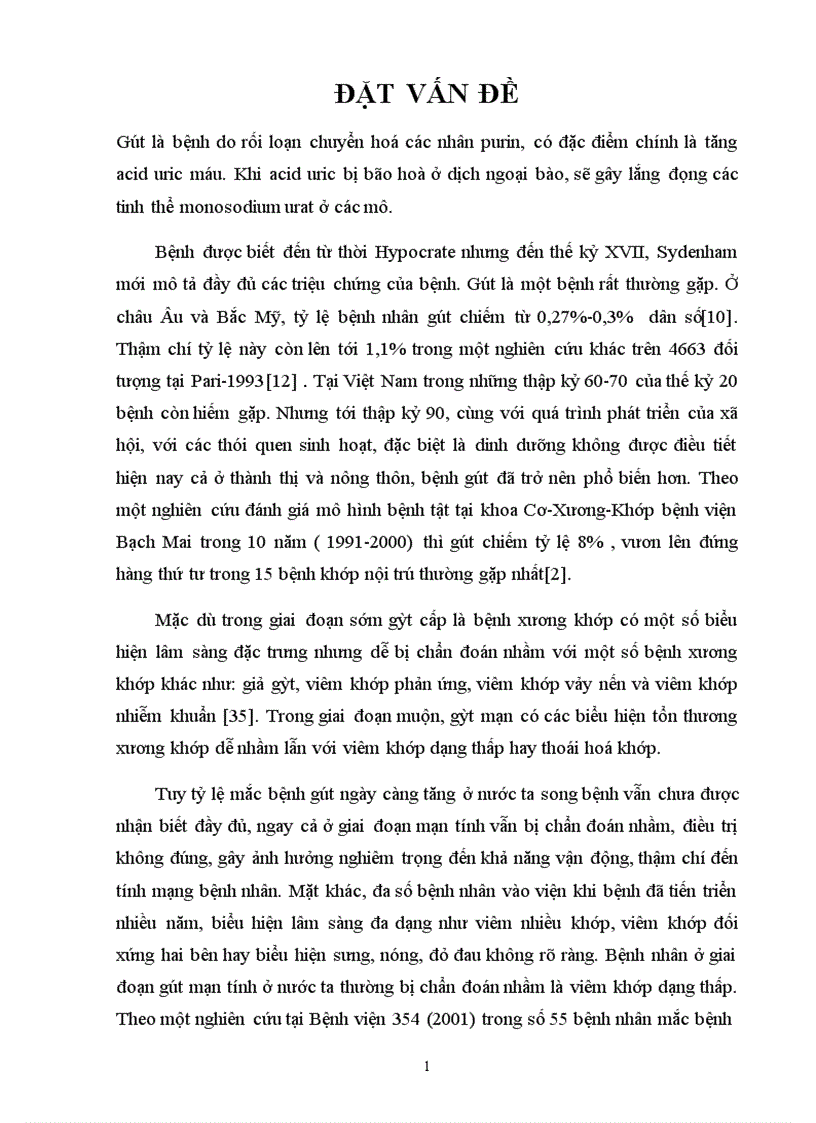 image for page Nghiên cứu một số tiêu chuẩn chẩn đoán bệnh gút