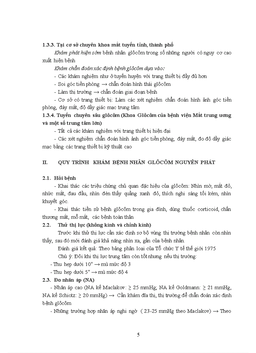 image for page Chẩn đoán glôcôm nguyên phát