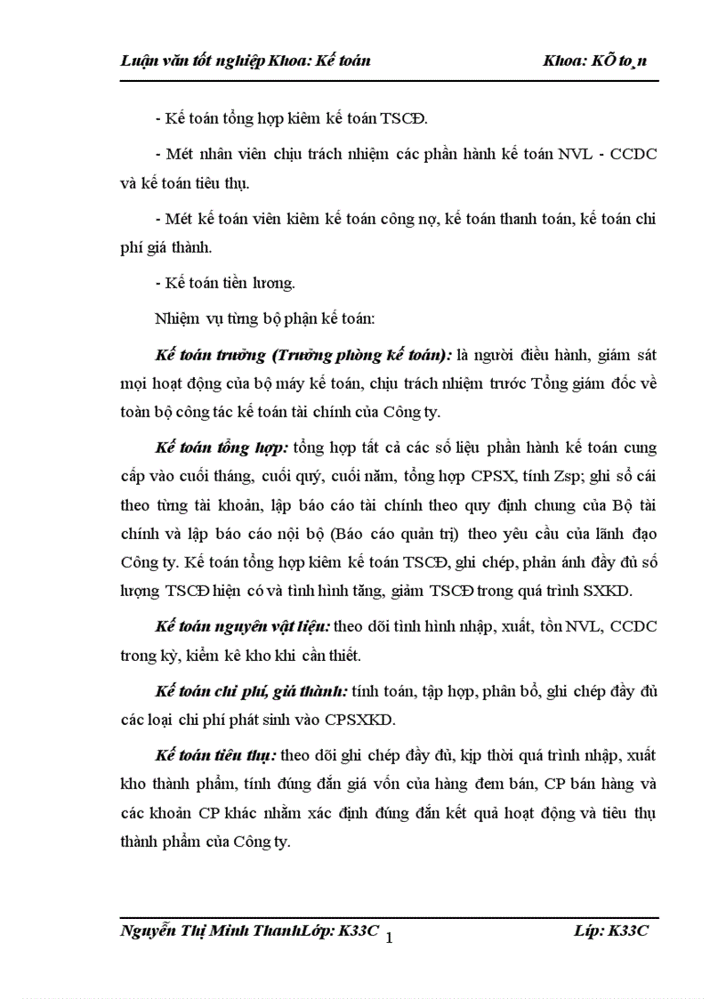 image for page Tổ chức công tác kế toán chi phí sản xuất và tính giá thành sản phẩm tại công ty cổ phần may 19 Hà Nội - 2009
