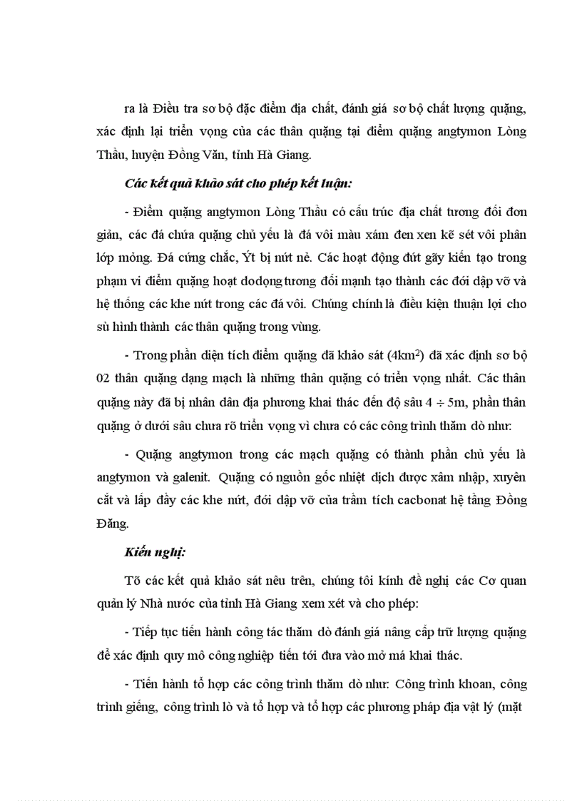 image for page Báo cáo kết quả tìm kiếm chi tiết tỷ lệ 1/10.000 do Đoàn Địa chất 202 tiến hành năm 1995