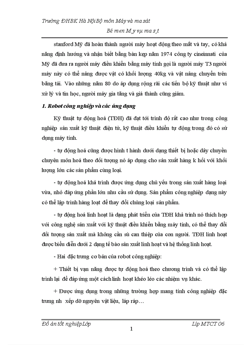 image for page Tổng quan về rôbốt công nghiệp