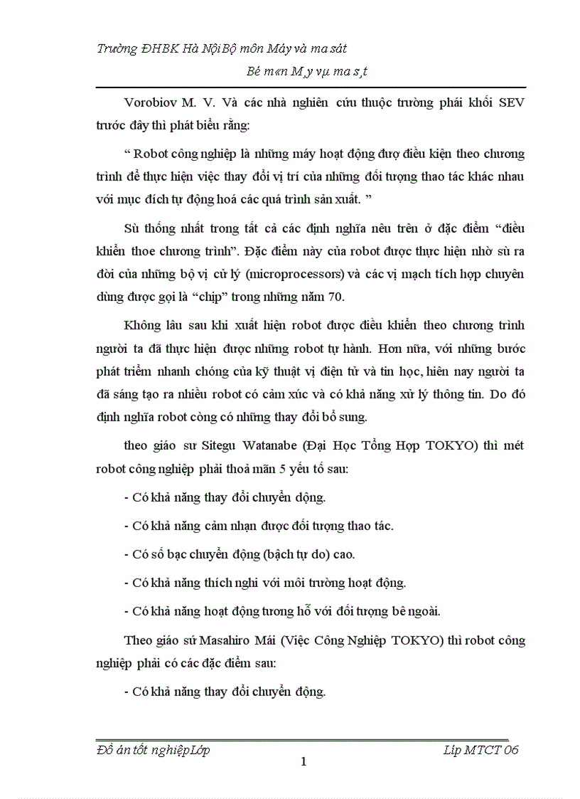 image for page Tổng quan về rôbốt công nghiệp