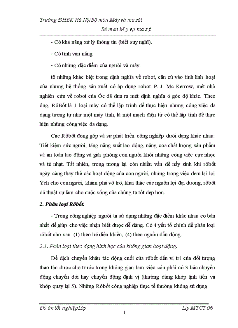 image for page Tổng quan về rôbốt công nghiệp