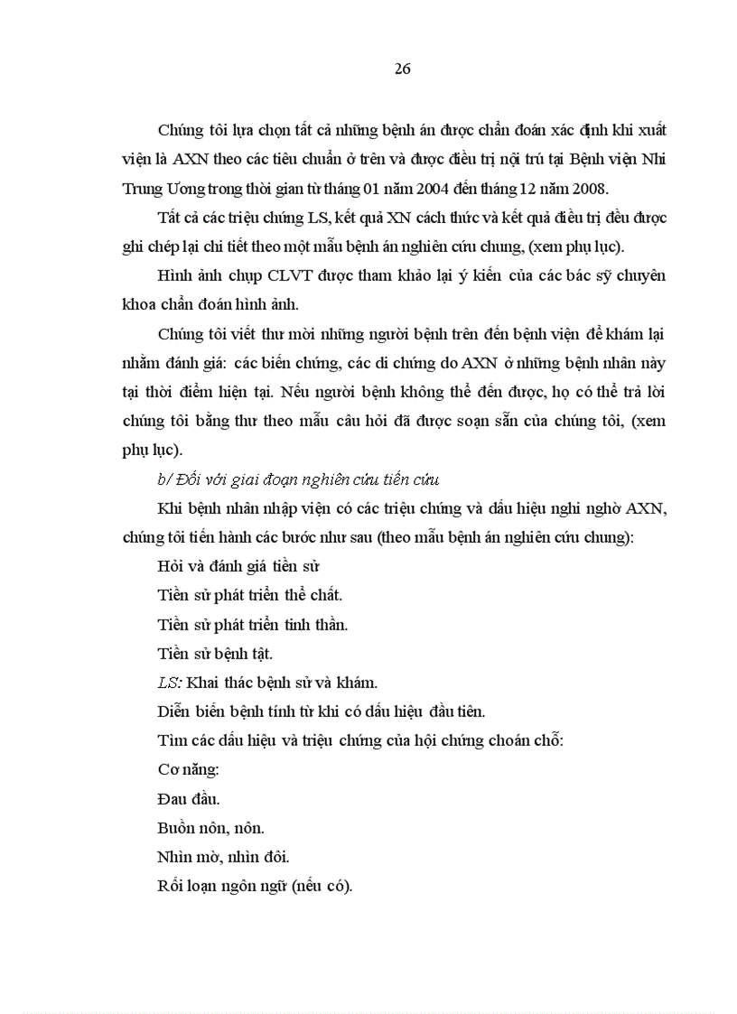 image for page Nhận xét về kết quả điều trị áp xe não tại Bệnh viện Nhi Trung Ương từ năm 2004 - 2009.