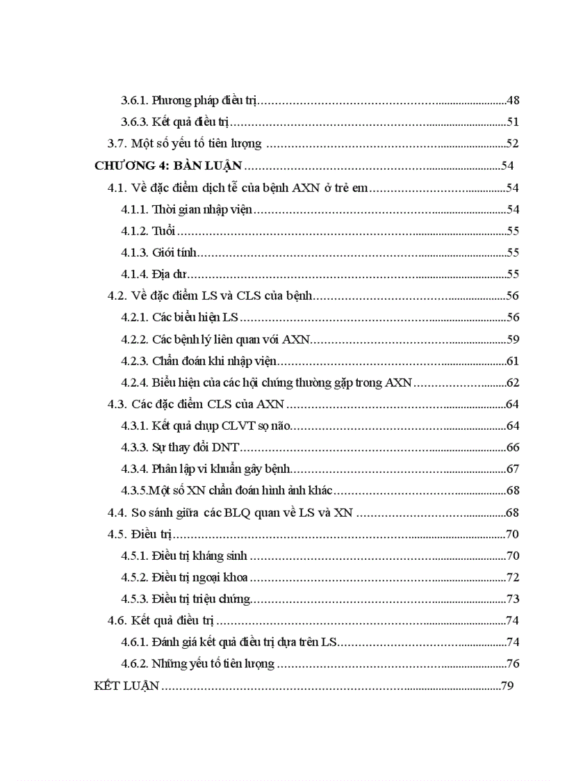 image for page Nhận xét về kết quả điều trị áp xe não tại Bệnh viện Nhi Trung Ương từ năm 2004 - 2009.