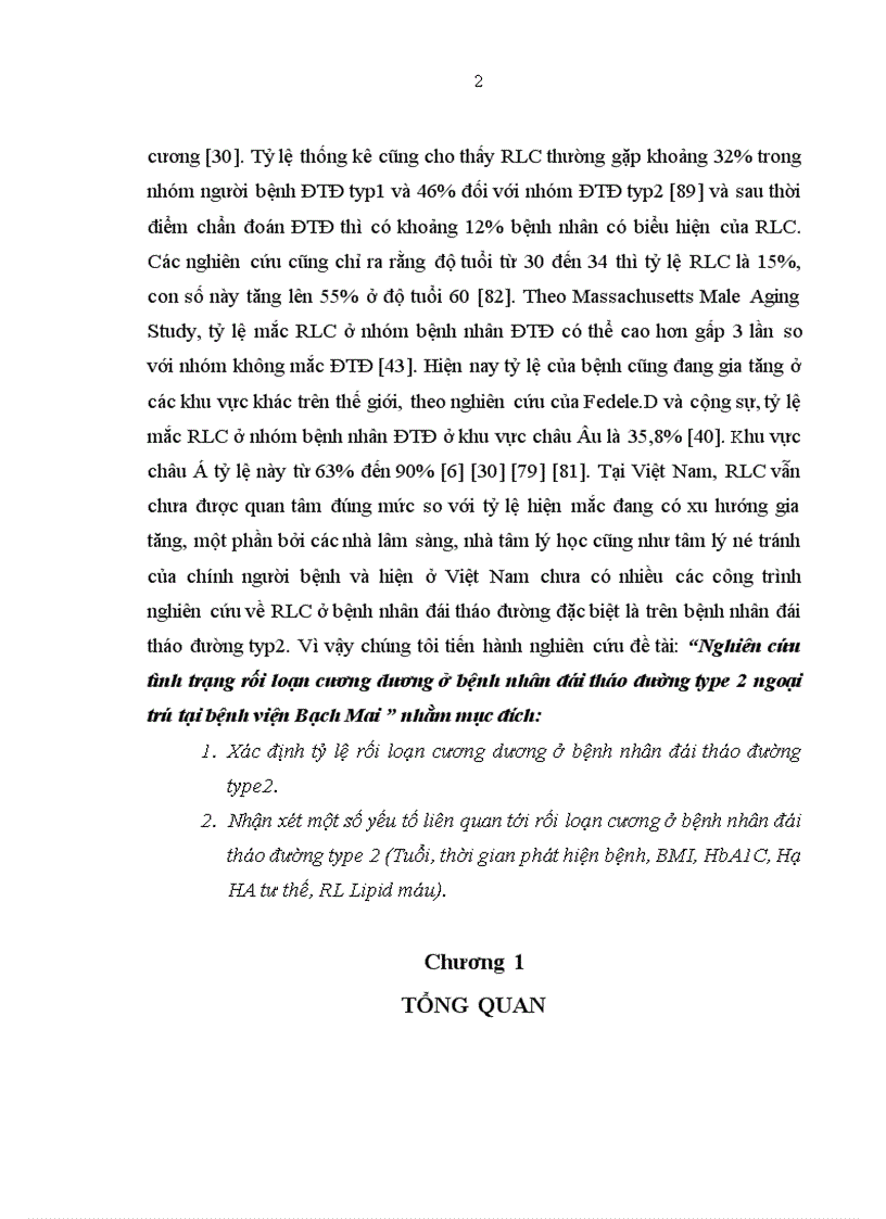 image for page Nghiên cứu tình trạng rối loạn cương dương ở bệnh nhân đái tháo đường type 2 ngoại trú tại bệnh viện Bạch Mai