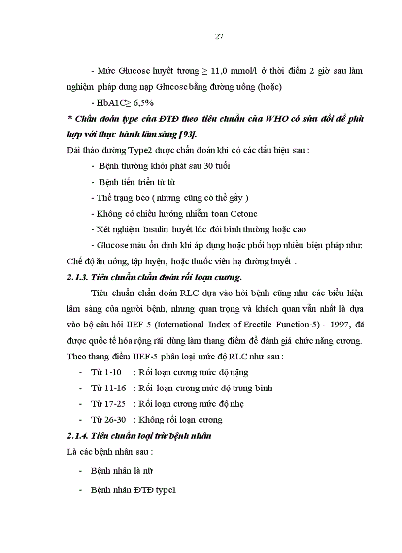 image for page Nghiên cứu tình trạng rối loạn cương dương ở bệnh nhân đái tháo đường type 2 ngoại trú tại bệnh viện Bạch Mai