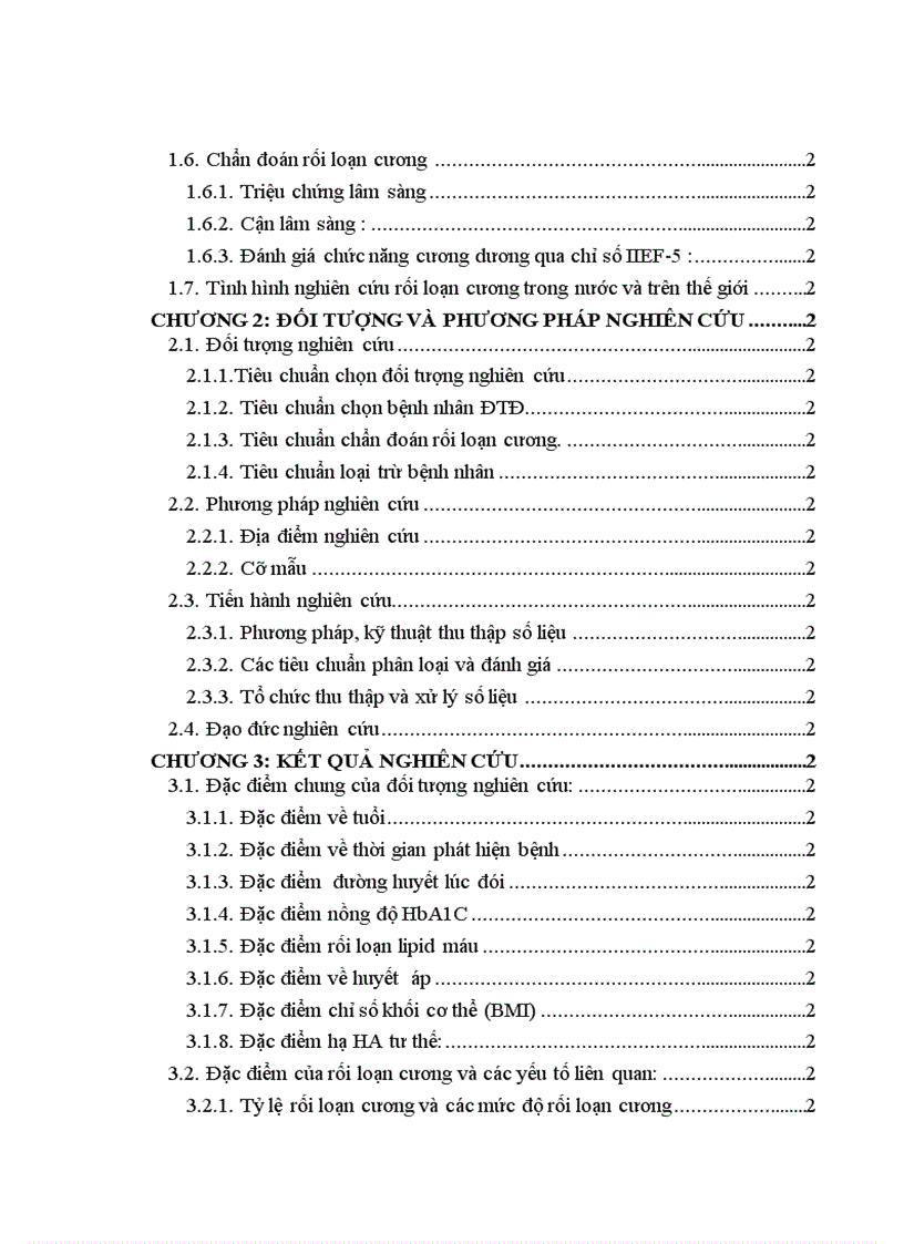 image for page Nghiên cứu tình trạng rối loạn cương dương ở bệnh nhân đái tháo đường type 2 ngoại trú tại bệnh viện Bạch Mai