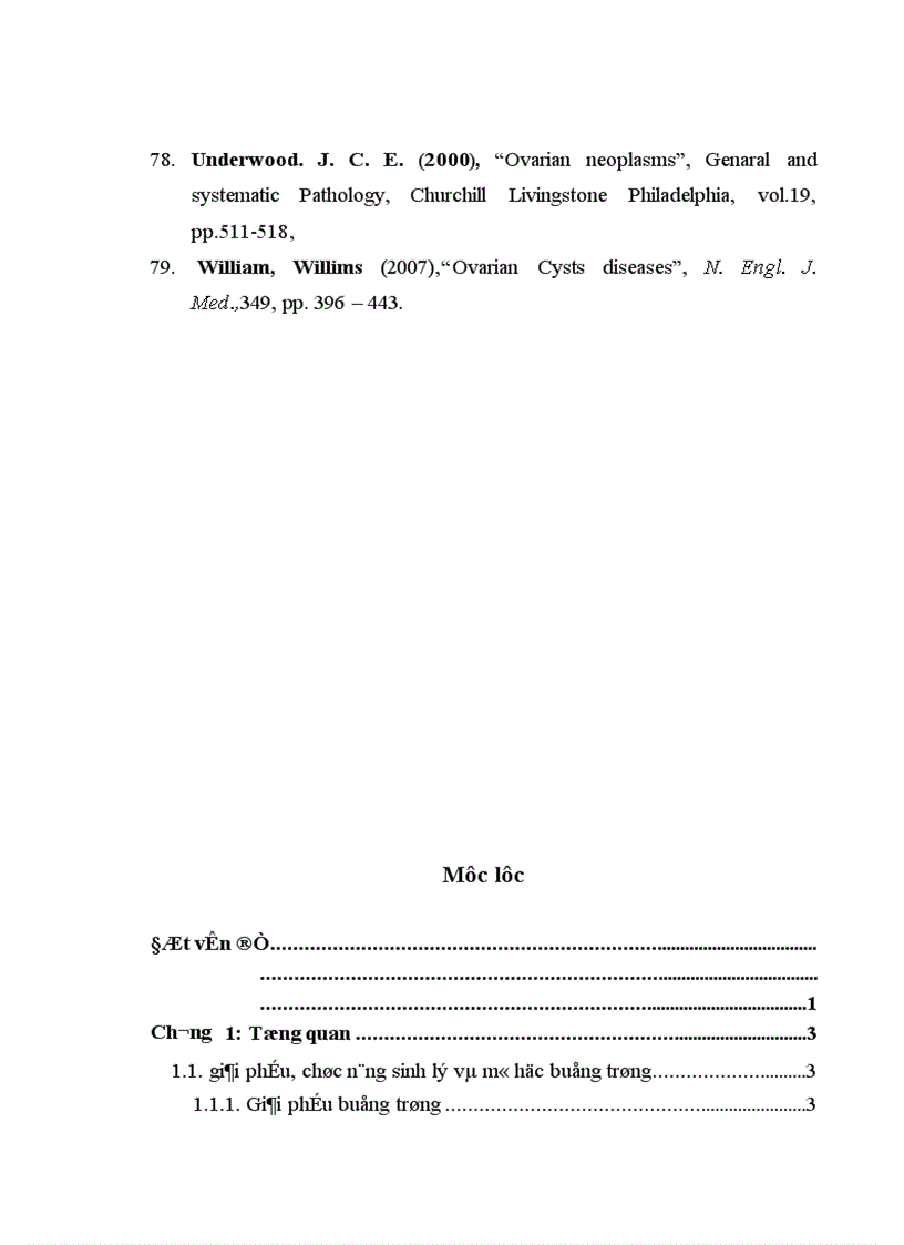 image for page Đánh giá tình hình điều trị khối u buồng trứng tại Bệnh viện Trung ương Huế năm 2001