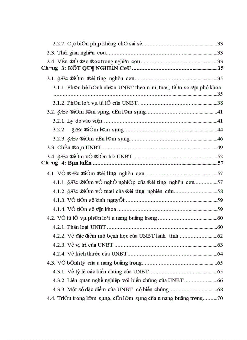 image for page Đánh giá tình hình điều trị khối u buồng trứng tại Bệnh viện Trung ương Huế năm 2001
